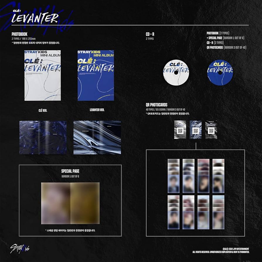 Amazon.com: STRAY KIDS Mini Album - Clé : Levanter [ LEVANTER ver