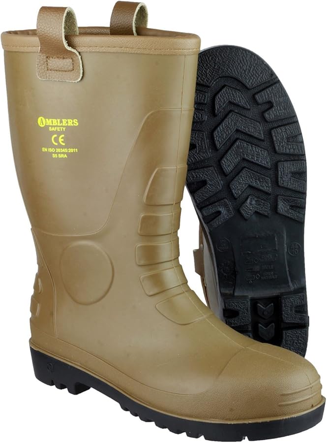 Amazon.co.jp: Amblers Safety Mens FS95 Waterproof PVC Pull on