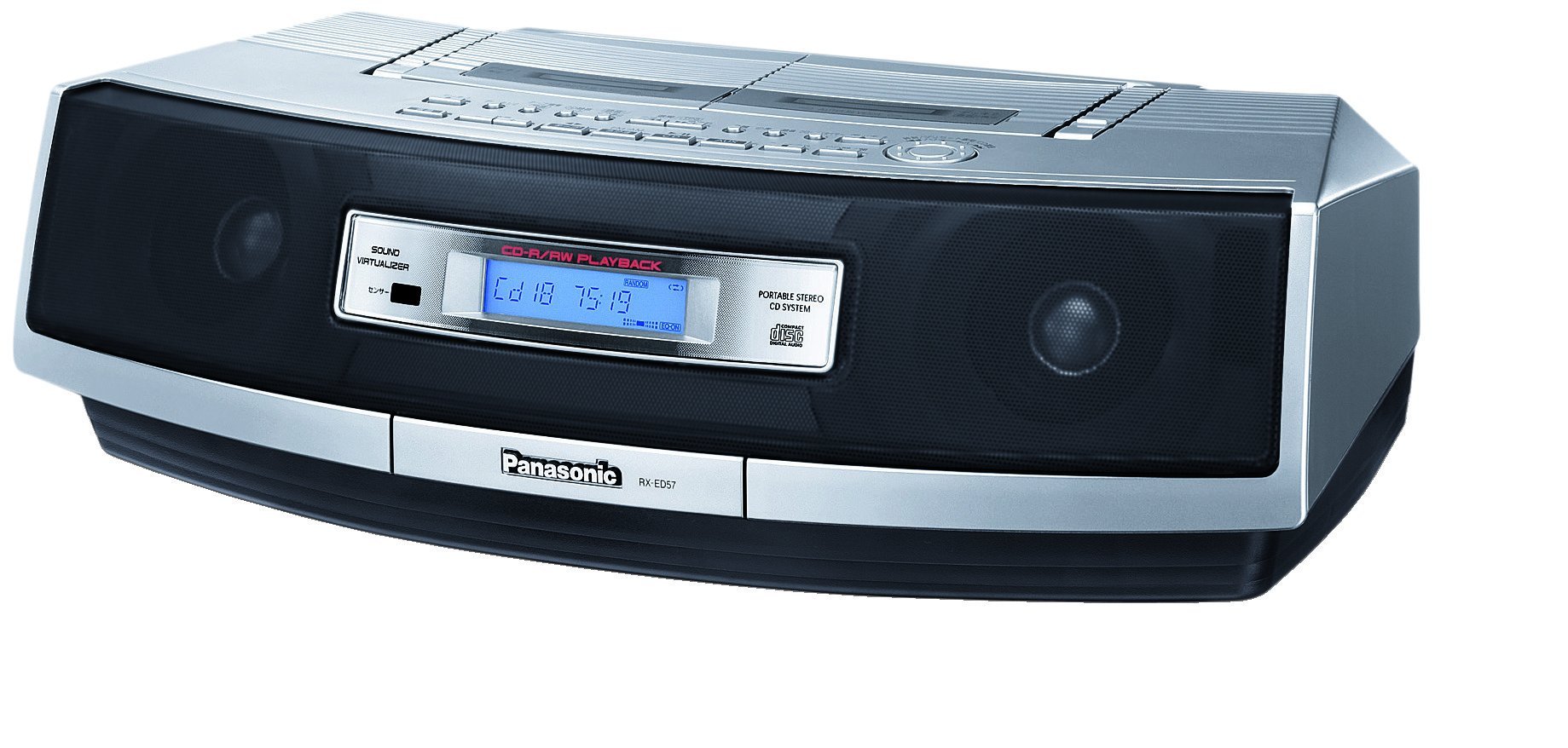 Amazon.co.jp: Panasonic CD Radio Cassette Silver RX-ED57-S
