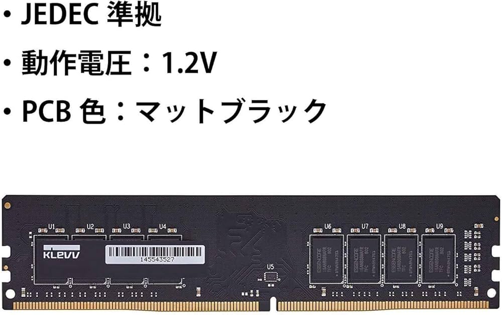 KLEVV DDR4 メモリー 16GB×2枚 3200MHz KLEVV DDR4 16GB 3200MHz