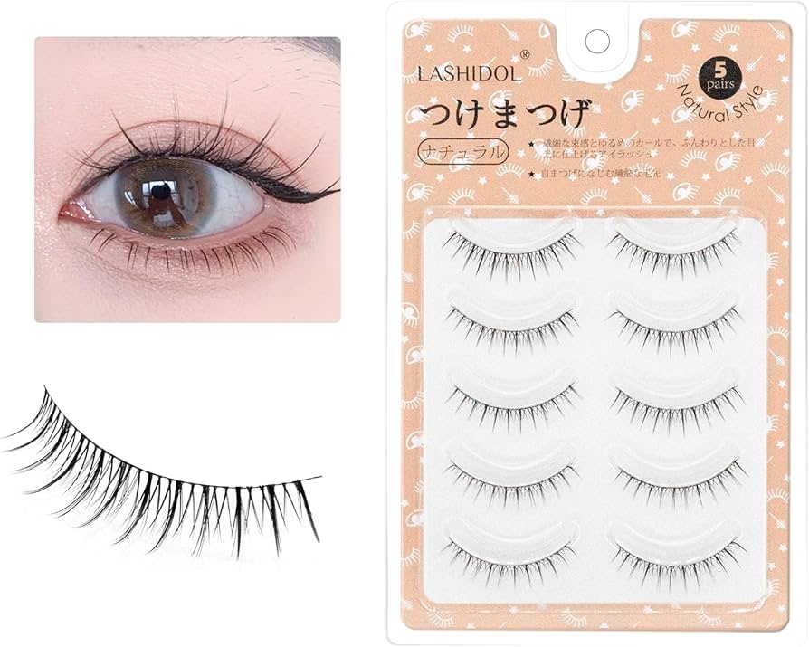 Amazon | LASHIDOL つけまつげ ナチュラル まつげ 付けまつ毛
