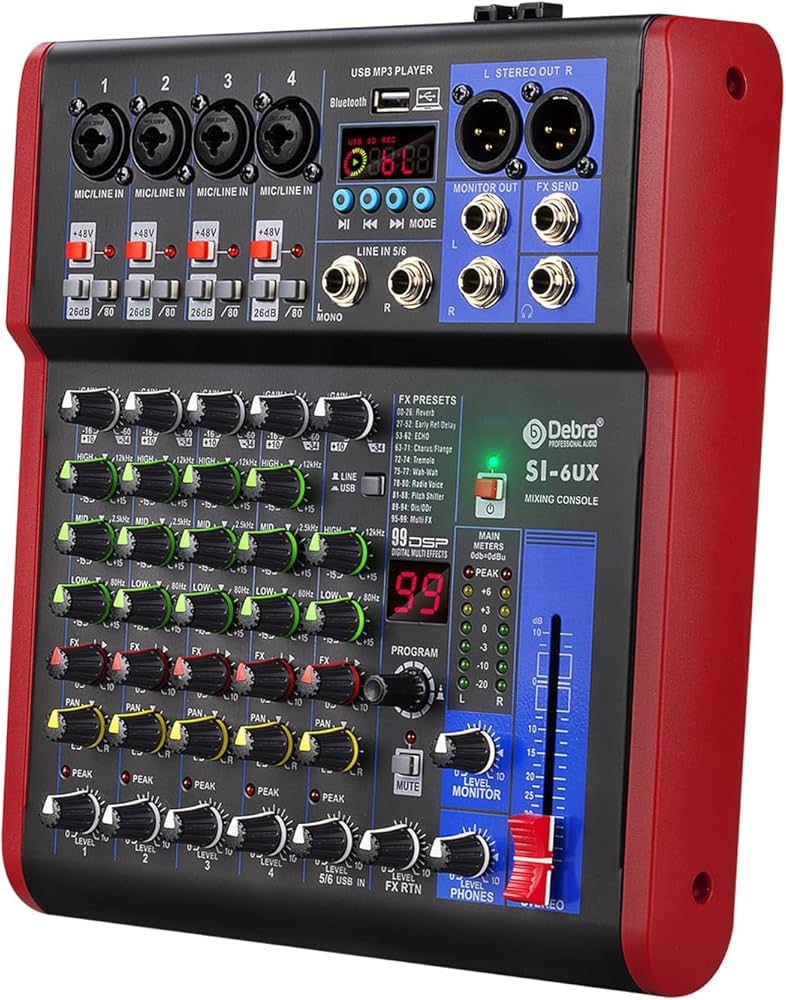 Amazon | 高音質 D Debra AudioProミキサー オーディオ