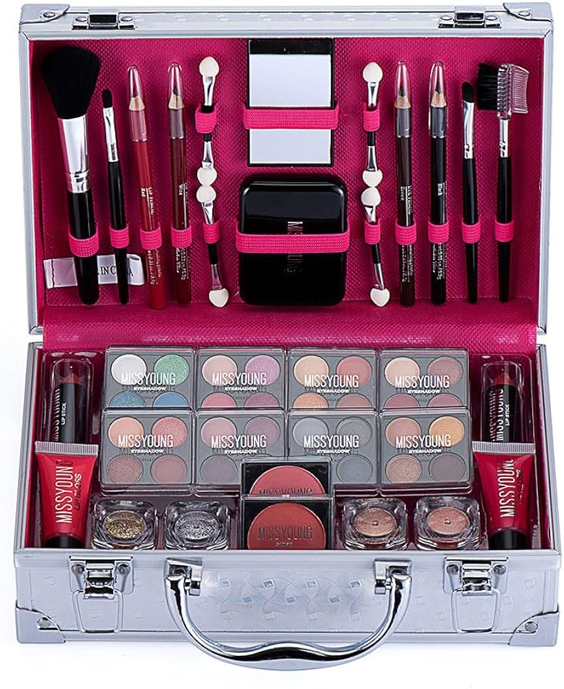 Amazon | メイクセット メイクアップキット 56点 化粧品 フル美容
