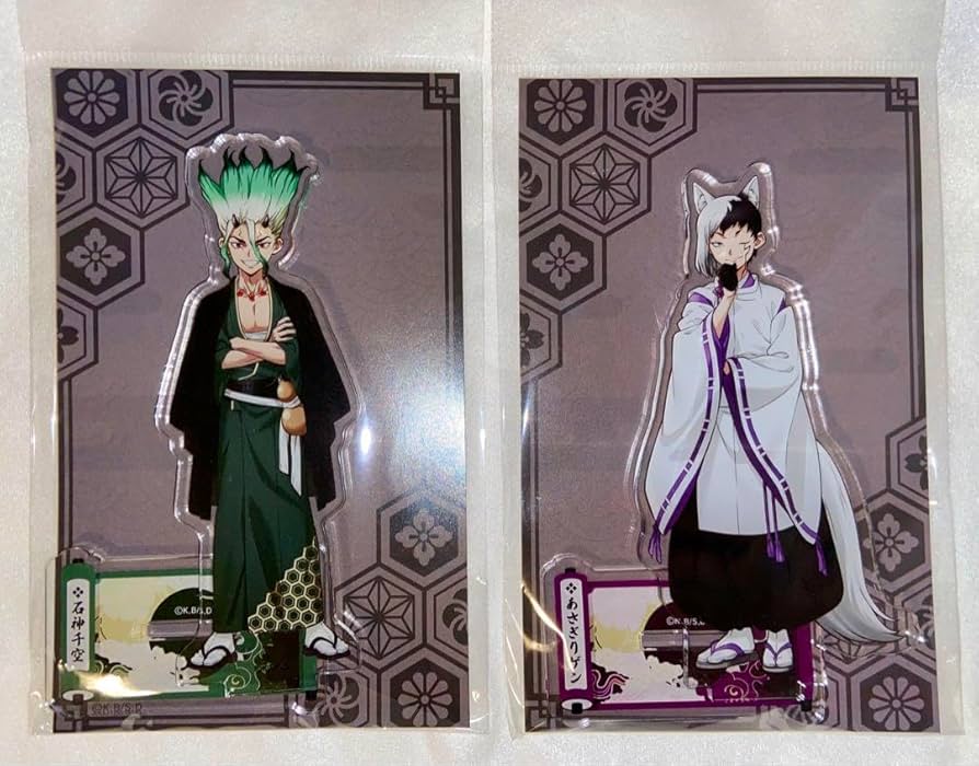 Amazon.co.jp: Dr.stone 百鬼夜行 アクリルスタンド 石神千空+あさぎり