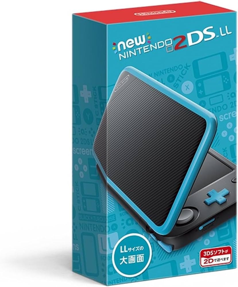 Amazon | 【整備済み品】 Newニンテンドー2DS LL ブラック×ターコイズ