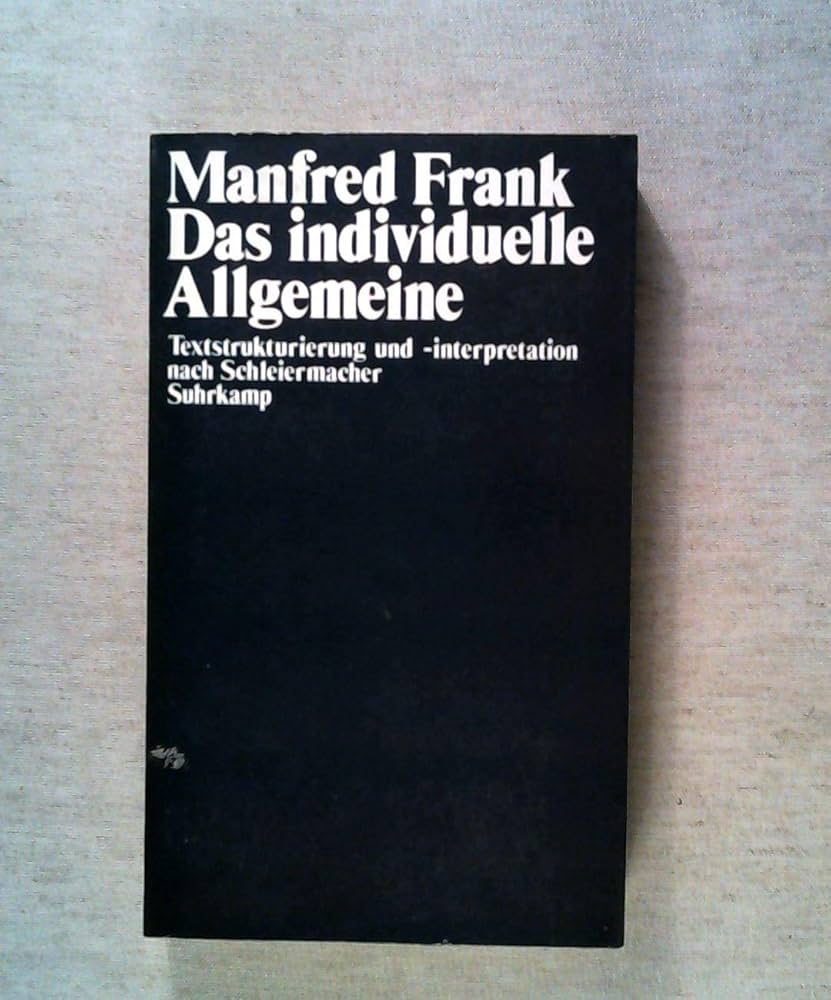 Amazon.com: Das individuelle Allgemeine: Textstrukturierung u