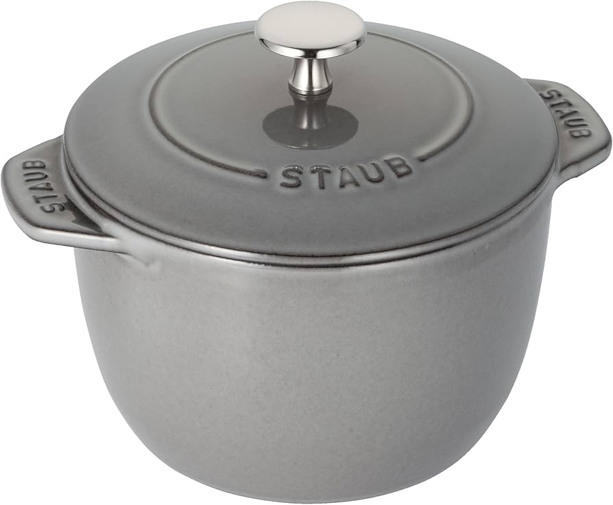 STAUB ファミリーライスココット グレー 3L Amazon.com: staub La