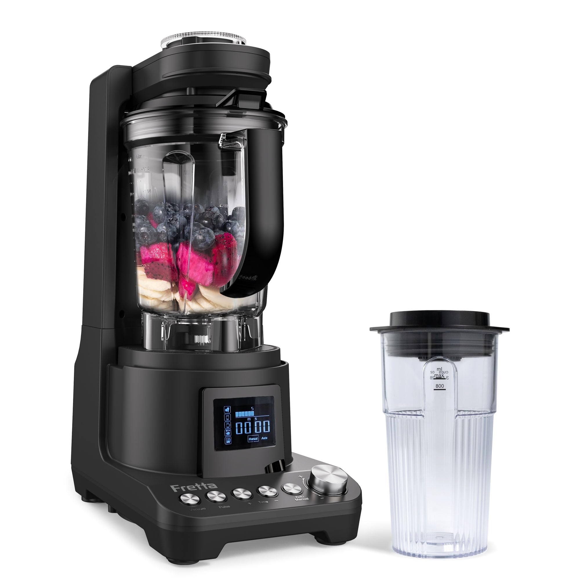Amazon | Fretta 真空ミキサー 真空ブレンダー 1500m l 大容量