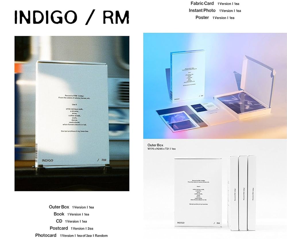 RM Indigo JPFC特典 ホログラム トレカ ナム ナムジュン RM Indigo