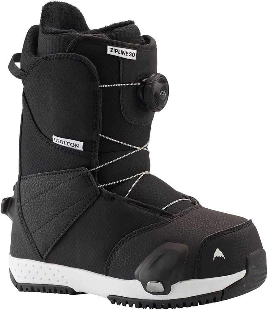 Amazon | Burton Step On Zipline スノーボードブーツ ブラック キッズ