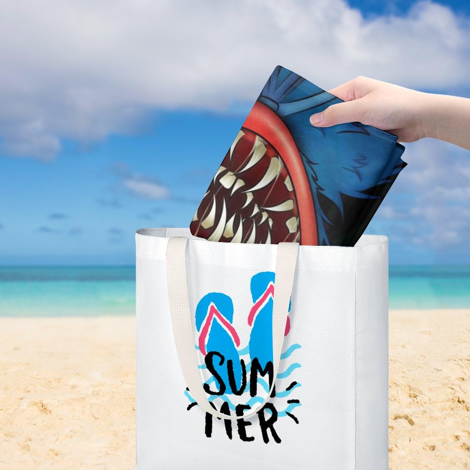 EARTHMAGIC ビーチバック バスタオル セット EARTHMAGIC ビーチバック