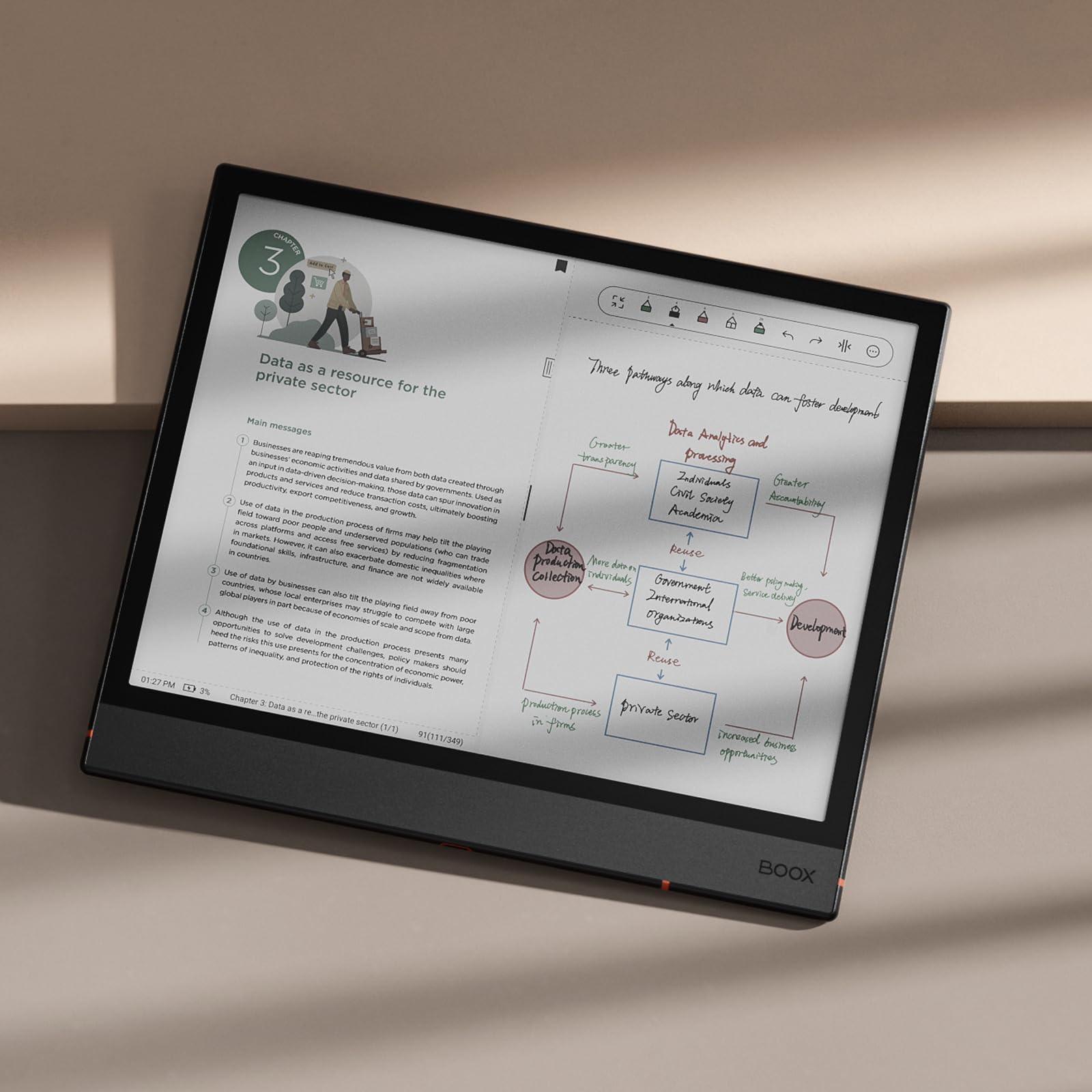 Amazon.co.jp: BOOX タブレット ノート Air 4C 6G 64G E インク