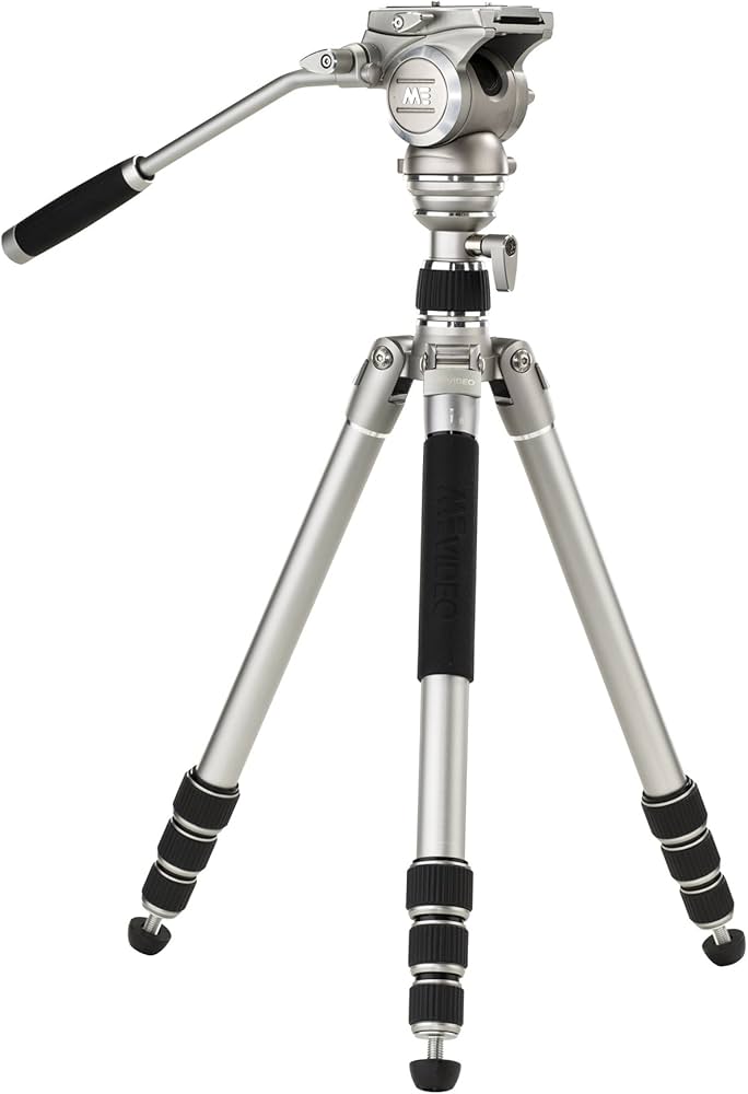 Amazon | mevideo Globetrotterアルミ三脚ビデオヘッド、9ポンド容量