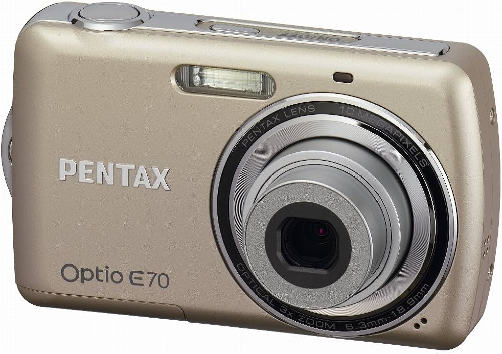 Amazon | PENTAX デジタルカメラ OPTIO (オプティオ) E70 シャンパン