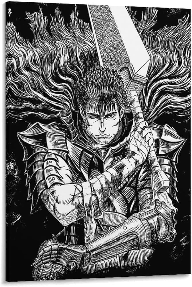 Amazon.co.jp: アニメ ベルセルク ポスター 1 家の装飾 アートパネル