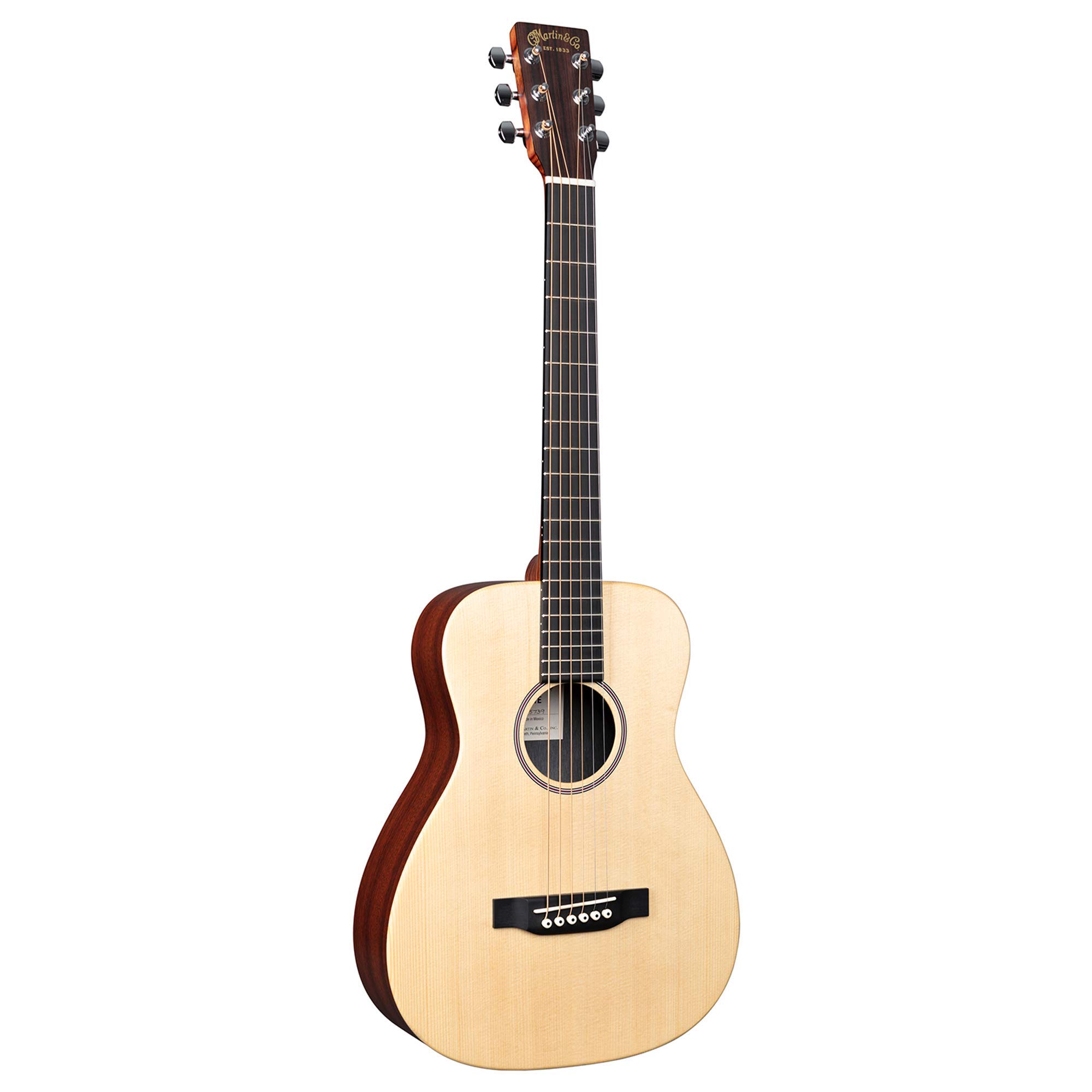 Amazon.com: Martin LX1E Little Martin Solid Sitka Spruce/Mahogany