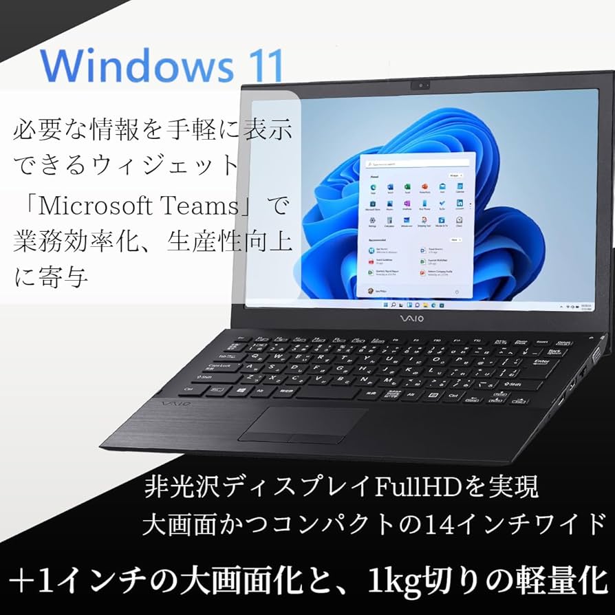 Sony VAIO ノートパソコン Windows 11 Core i5 初期化 How to recover