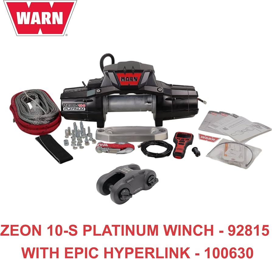 Amazon.com: Warn Zeon 10-S Platinum 12V Electrical Utility Winch