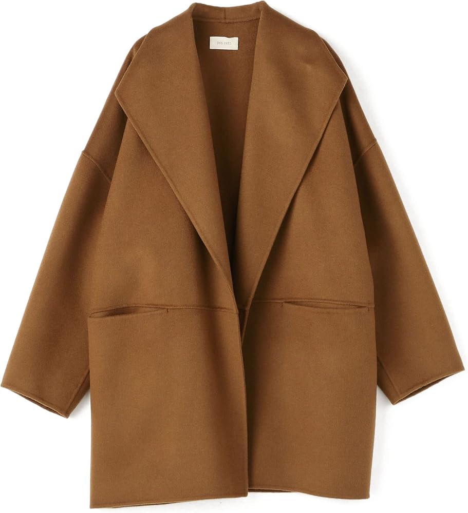 Amazon | [デ・プレ] ダブルフェイスメルトンビーバー ショートコート