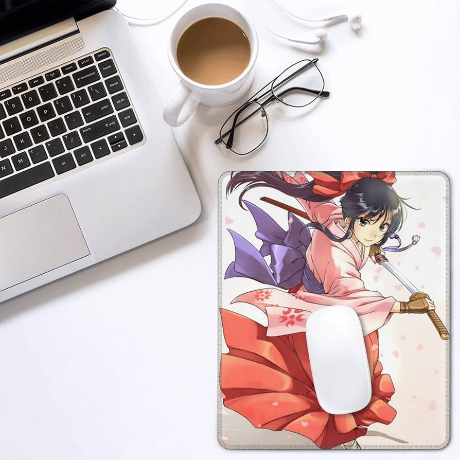 Amazon.co.jp: サクラ大戦 真宮寺さくら 女剣士 マウスパッド