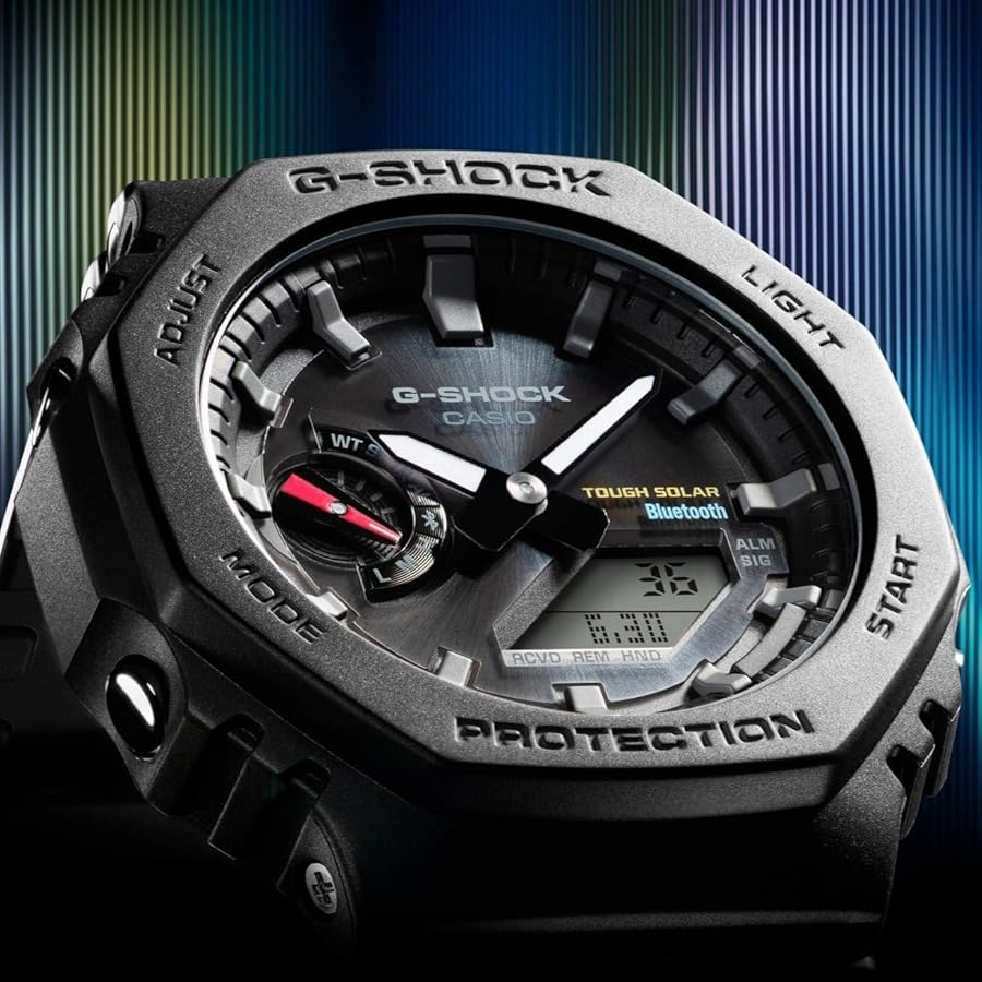 Casio G-Shock Men's GAB2100-1A Black Analog-Digital Watch : Amazon