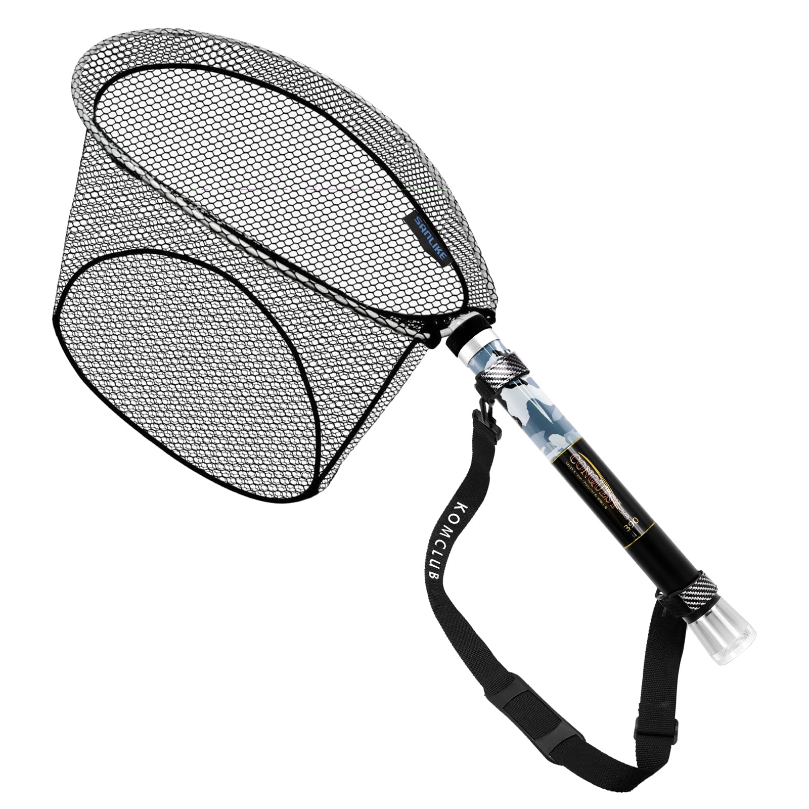 Amazon | 玉網 ランディングネット 小継玉の柄 伸縮タモ網 ガラス繊維