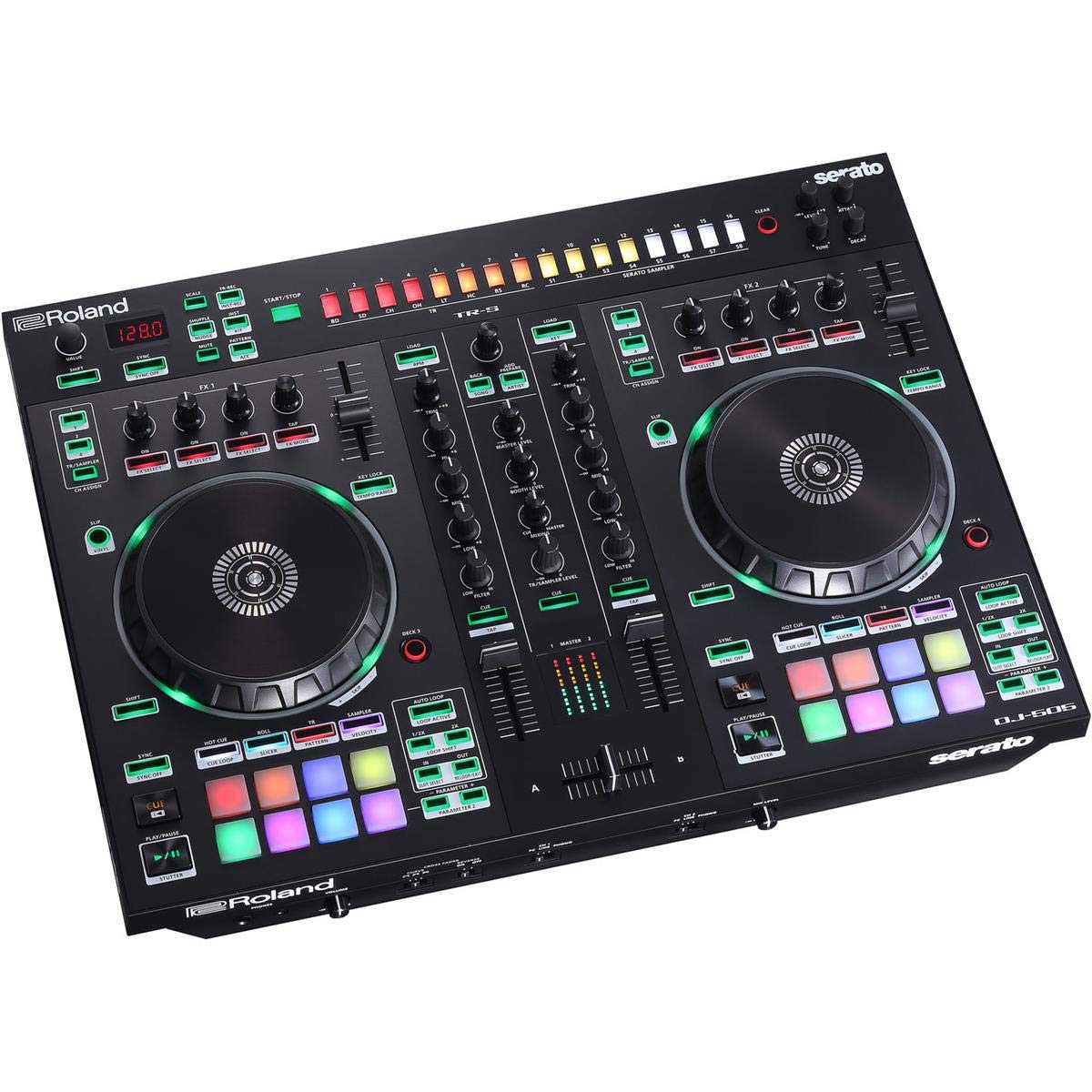 Amazon.com: Roland DJ-505 Two-Channel, Four-Deck Serato DJ