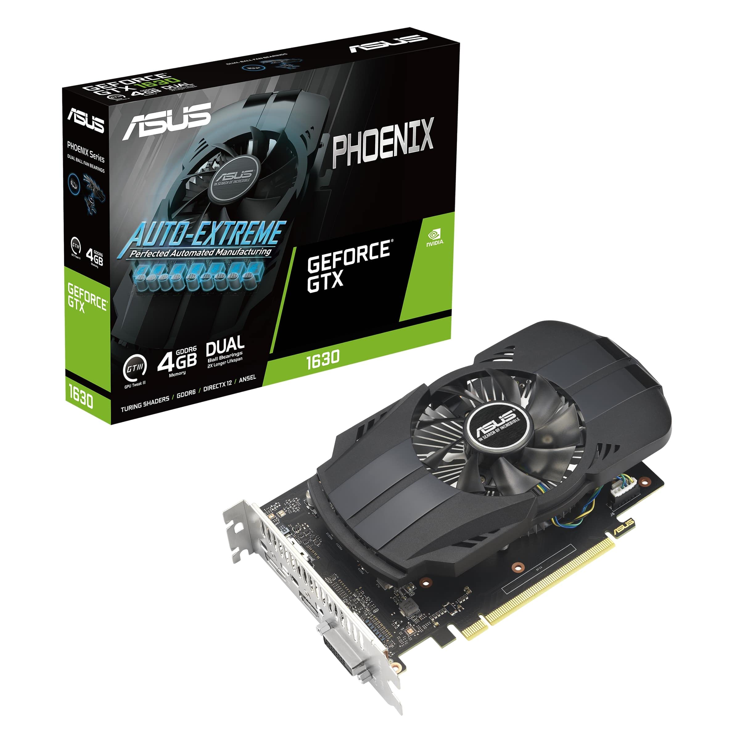 Amazon | ASUS (エイスース) Phoenix GeForce GTX 1630 4GB EVO