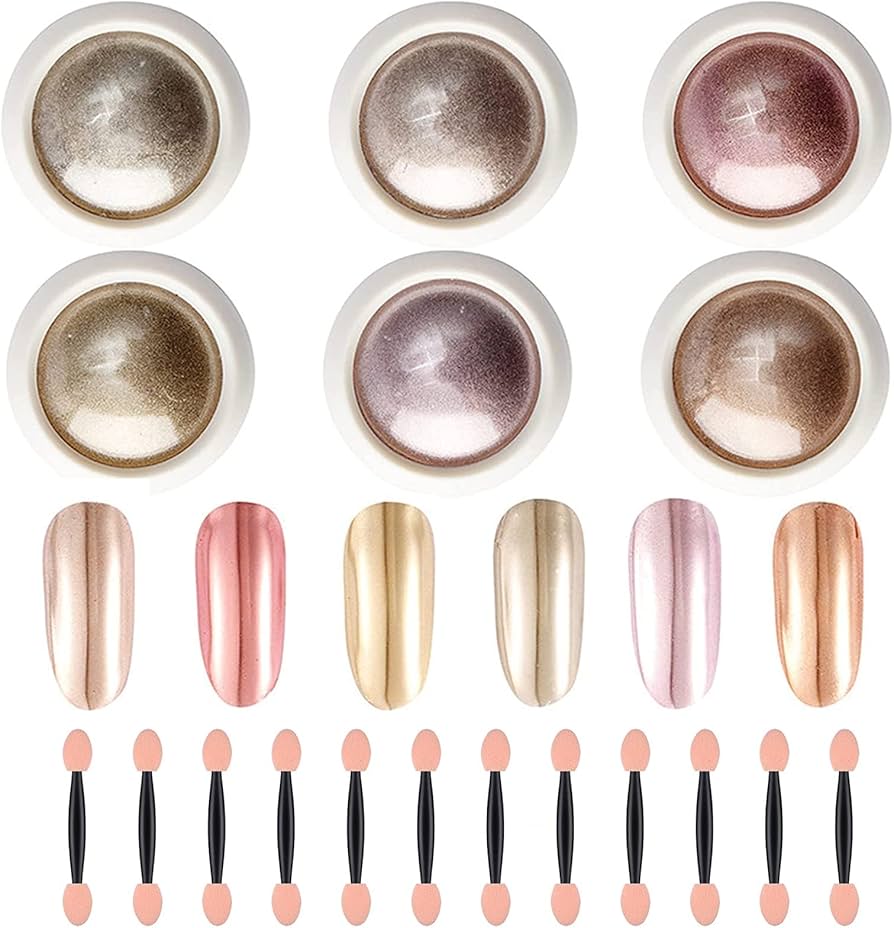 Amazon | ネイルパーツ ホログラム 6色セット ネイルアート グリッター