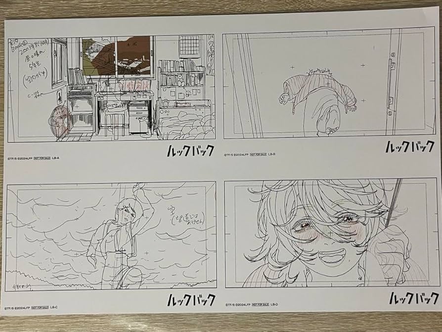 Amazon.co.jp: ルックバック 原画シート特典ポストカード : おもちゃ