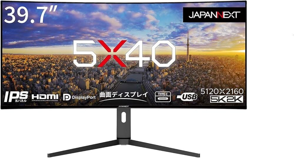 Amazon.co.jp: JAPANNEXT 39.7インチ モニター 5K2K 5120x2160解像度