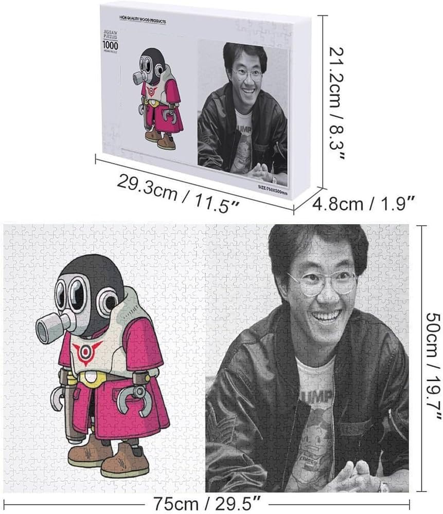 Amazon.co.jp: 鳥山明 ジグソーパズル 300/500/1000ピース 木製ピース