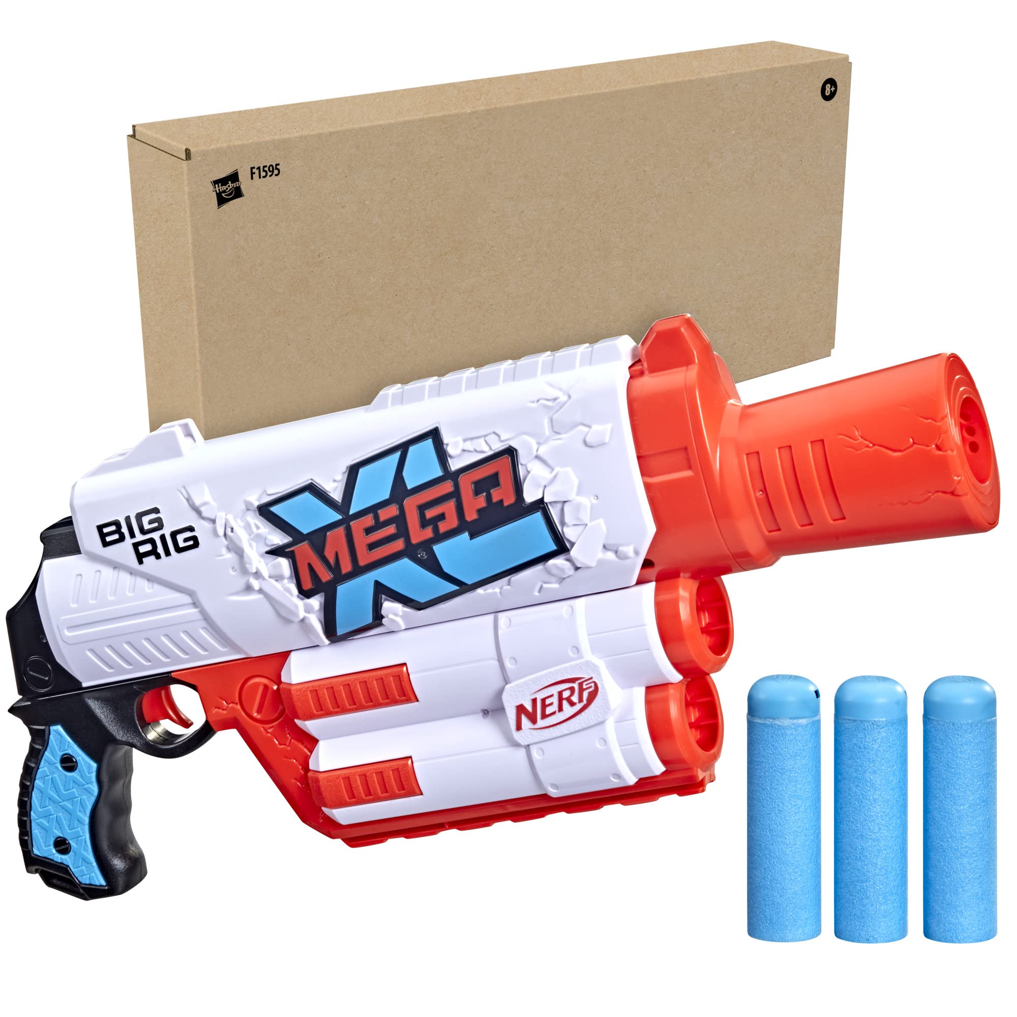 Amazon.co.jp: NERF Mega XL Big Rig Blaster, Largest Mega Darts