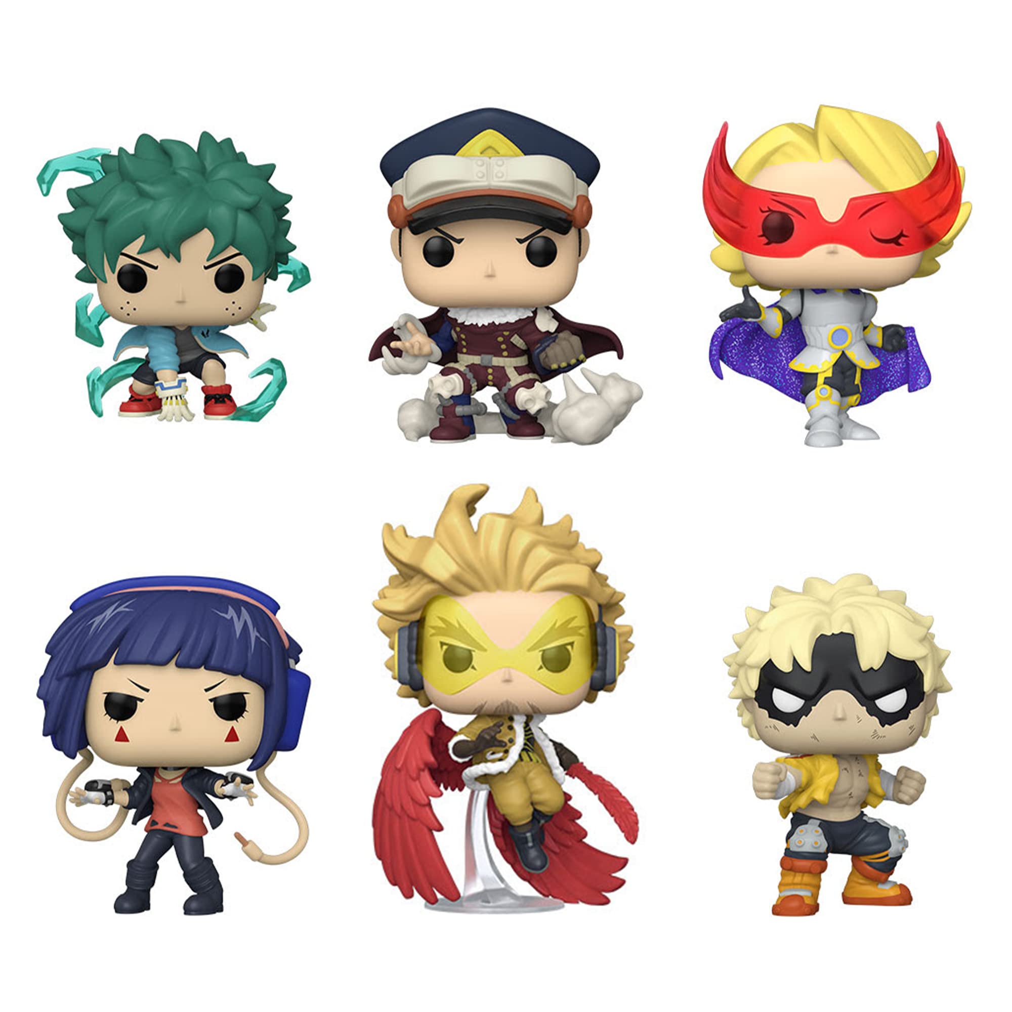 Amazon.com: Funko Pop! My Hero Academia - Set of 6 - Deku w/Gloves