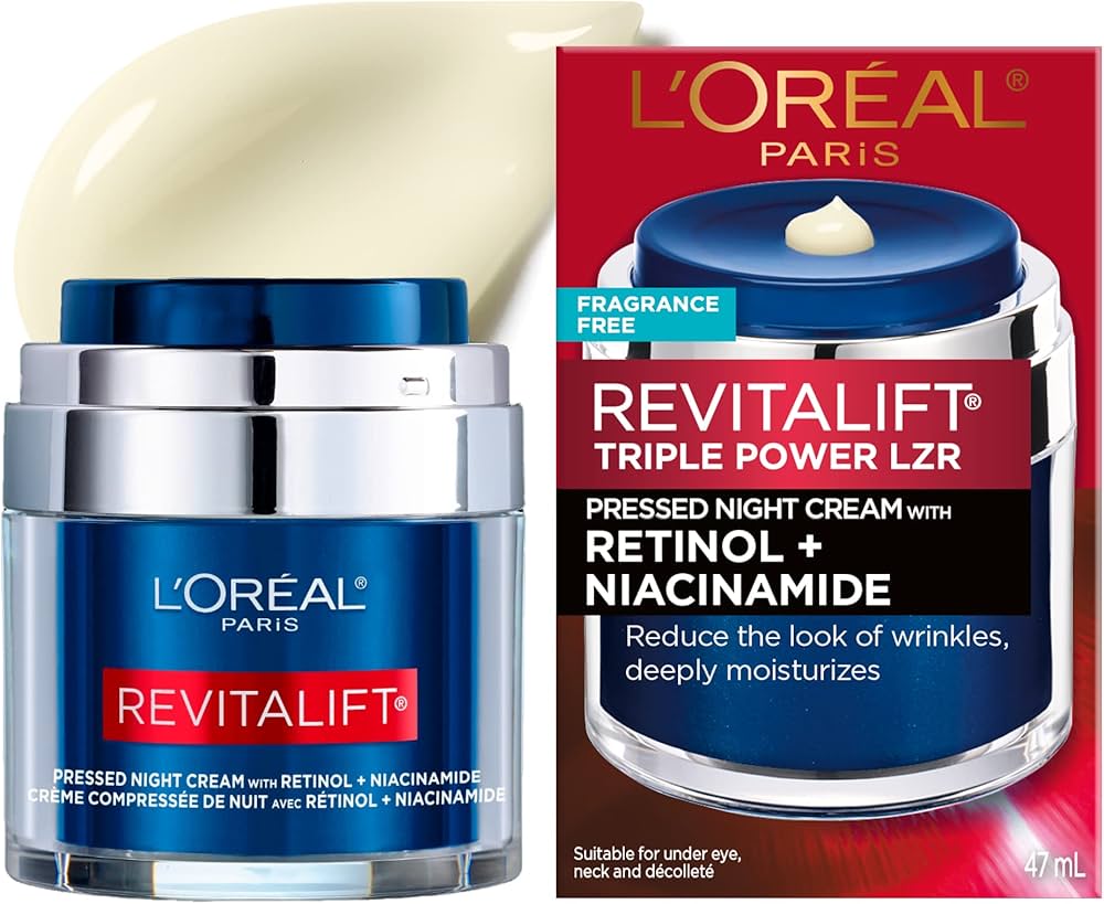 Amazon.com: L'Oreal Paris Revitalift Pressed Night Cream with