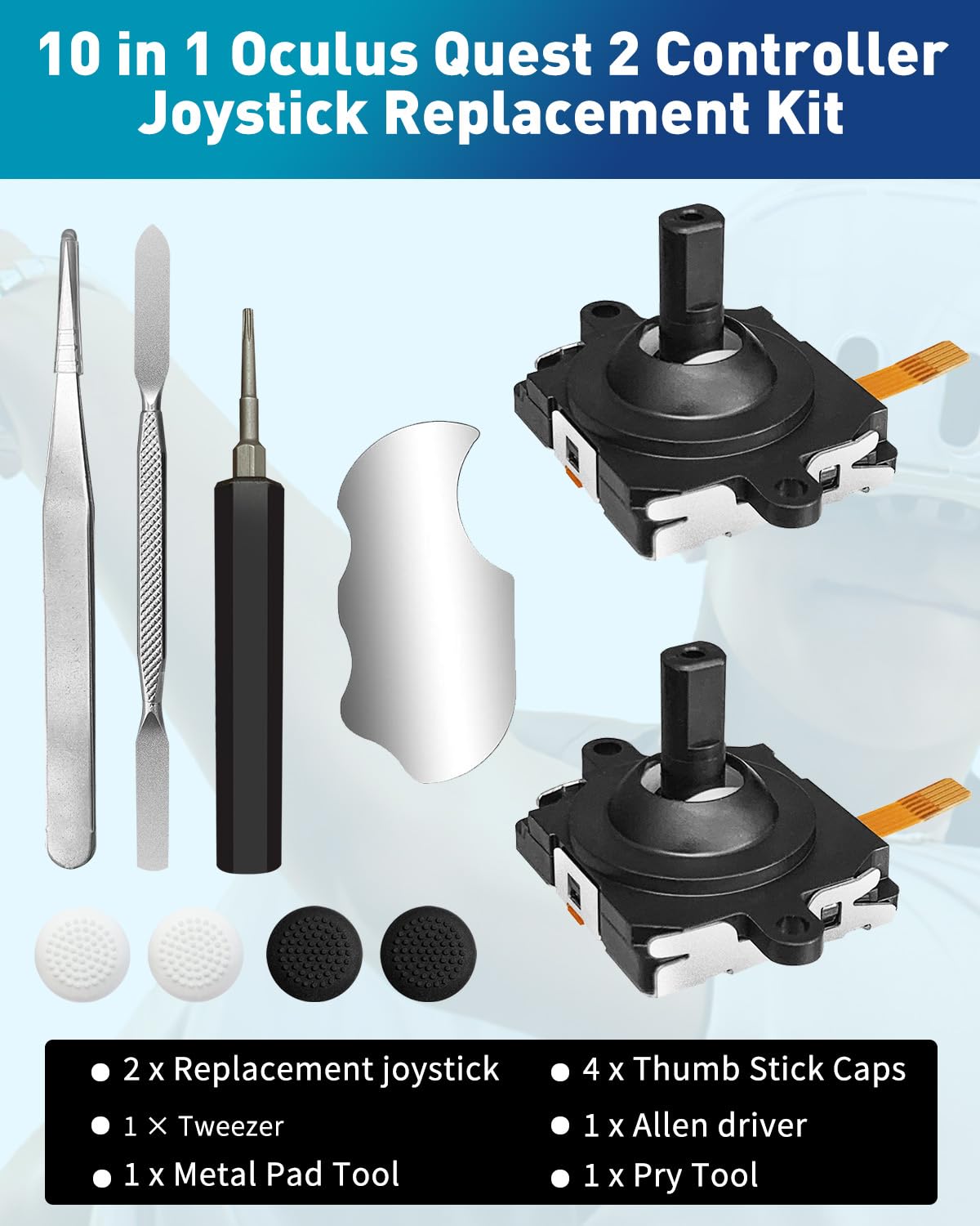 Amazon.co.jp: LuxiSync ジョイスティック交換キット Meta Quest 3