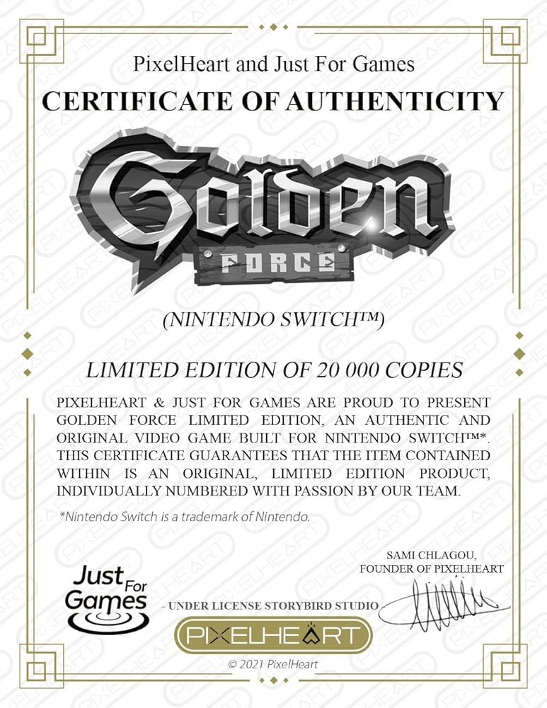 Amazon.com: Golden Force (Nintendo Switch) : Video Games