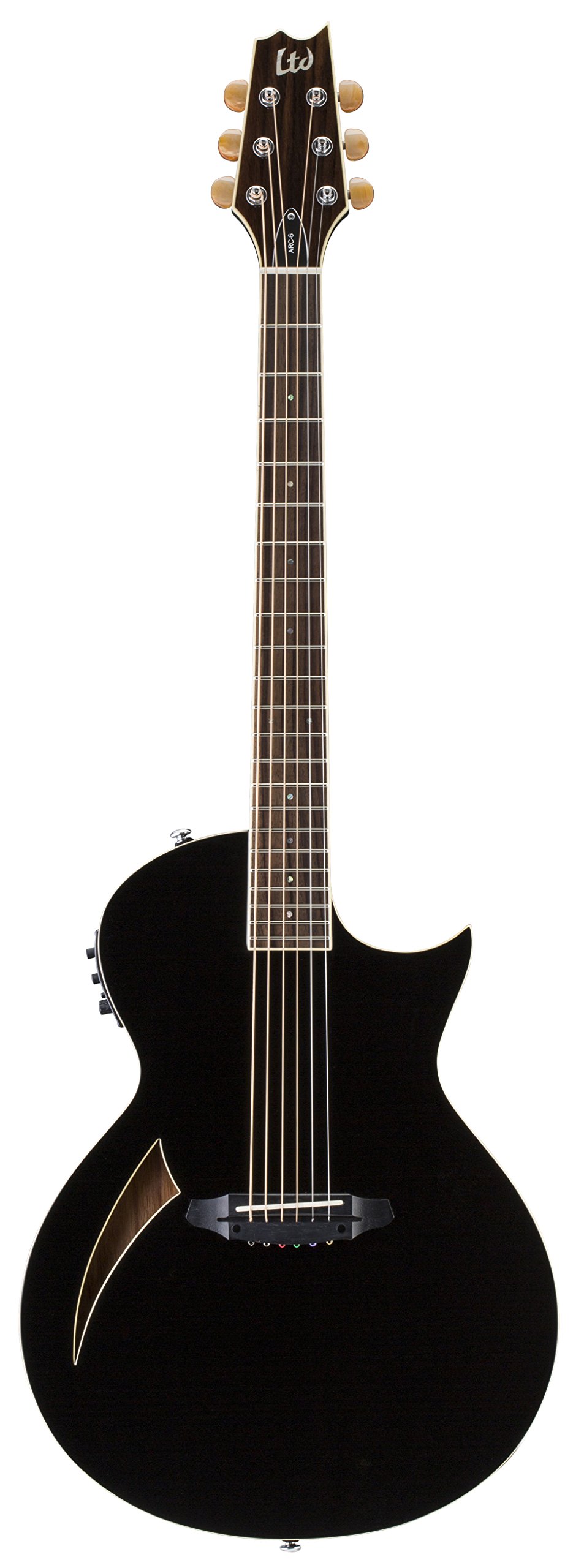 Amazon.com: ESP LTD TL-6 Acoustic-electric Guitar - Black