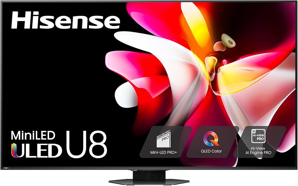 Amazon.com: Hisense 85-Inch Class U8 Series Mini-LED ULED 4K UHD