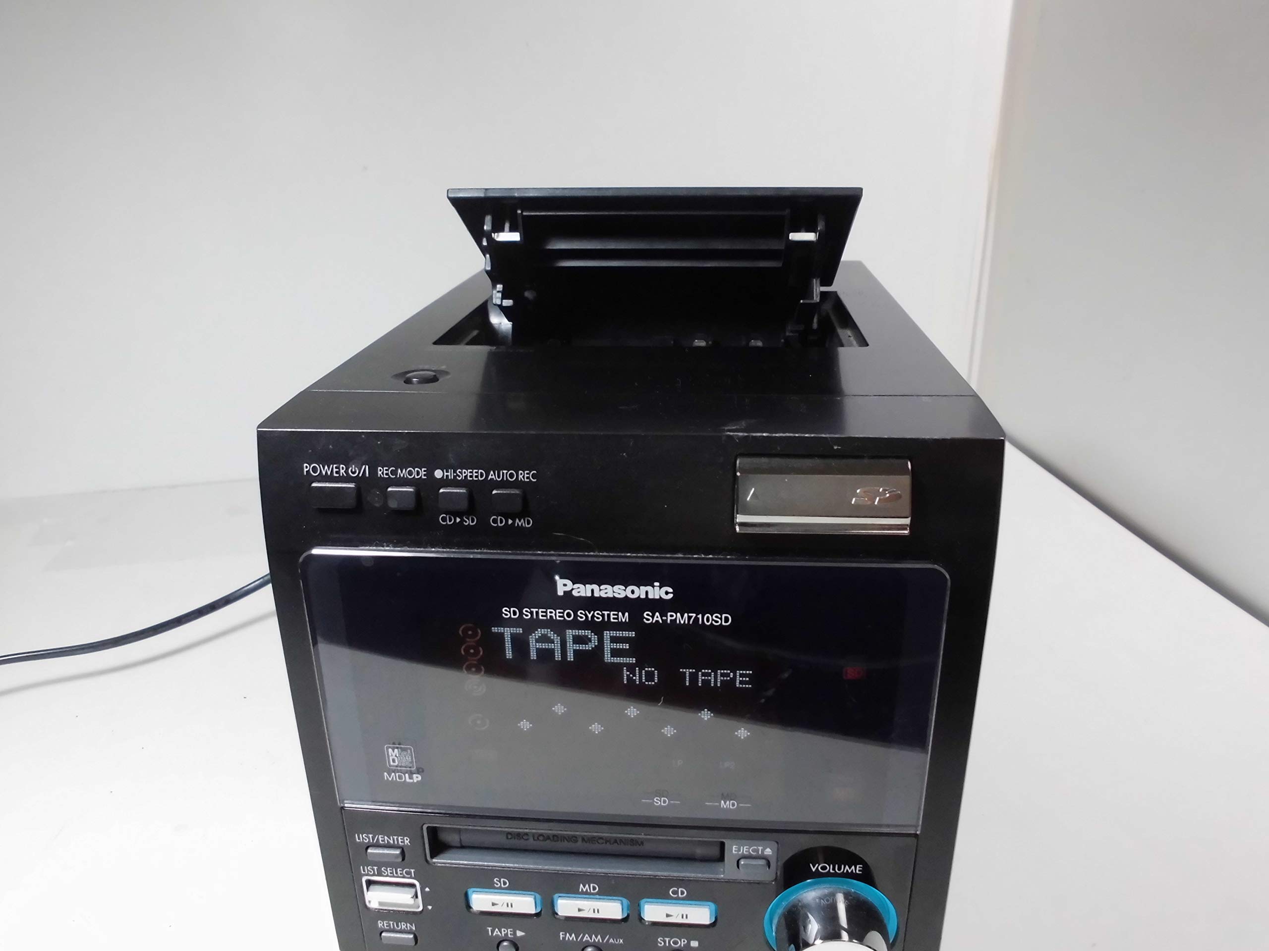 Amazon.co.jp: Panasonic SC-PM710SD-K Black SD Stereo System CD/MD