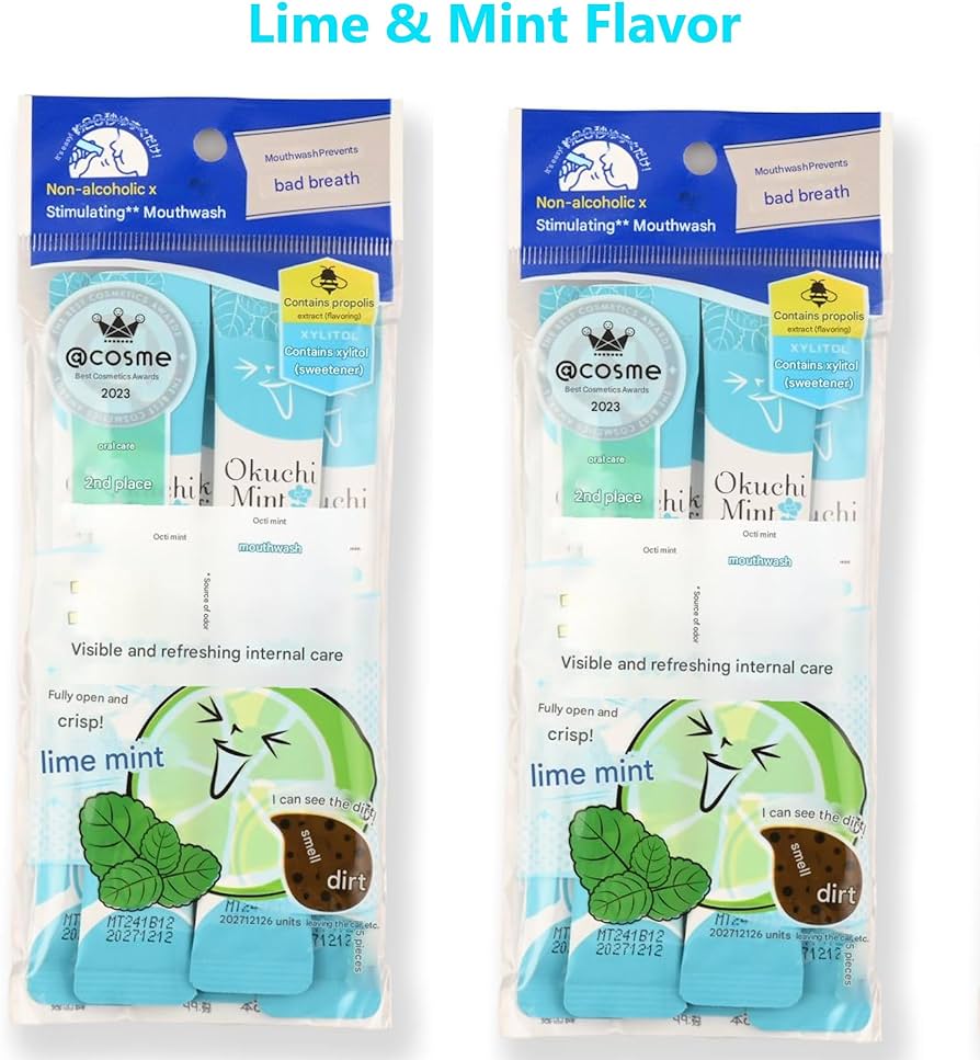 Amazon.com: OKU-CHI Mouthwash 11ml 5 Sticks x 3 Pack - Alcohol