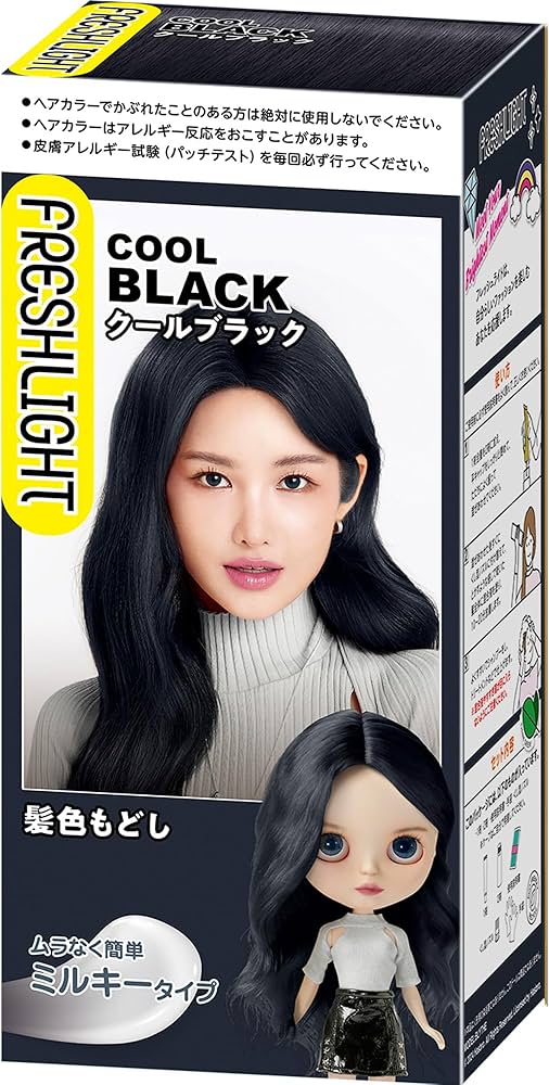 Amazon | フレッシュライト ミルキー髪色もどし クールブラック 1個 (x