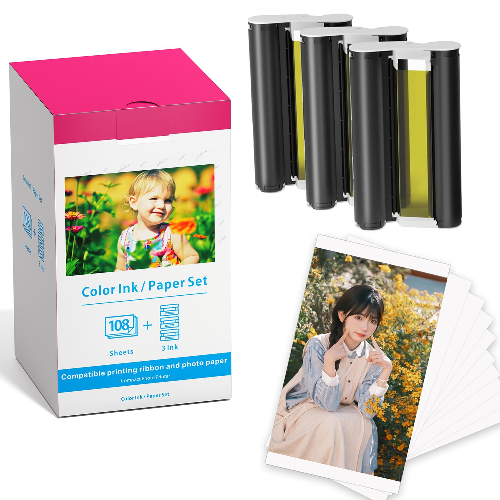 Amazon | 互換 Canon Selphy CP1500 インク/ペーパーセット KL-36IP