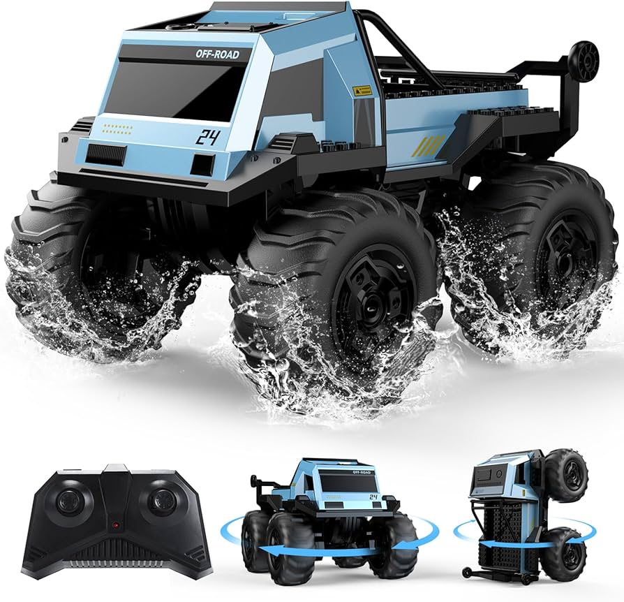 Amazon.co.jp: DEERC ラジコンカー 子供向け ラジコン オフロード 水陸