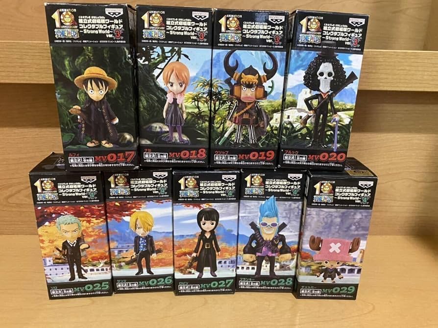 Amazon.co.jp: 麦わらの一味 全9種 ワンピース ONE PIECE ワールド