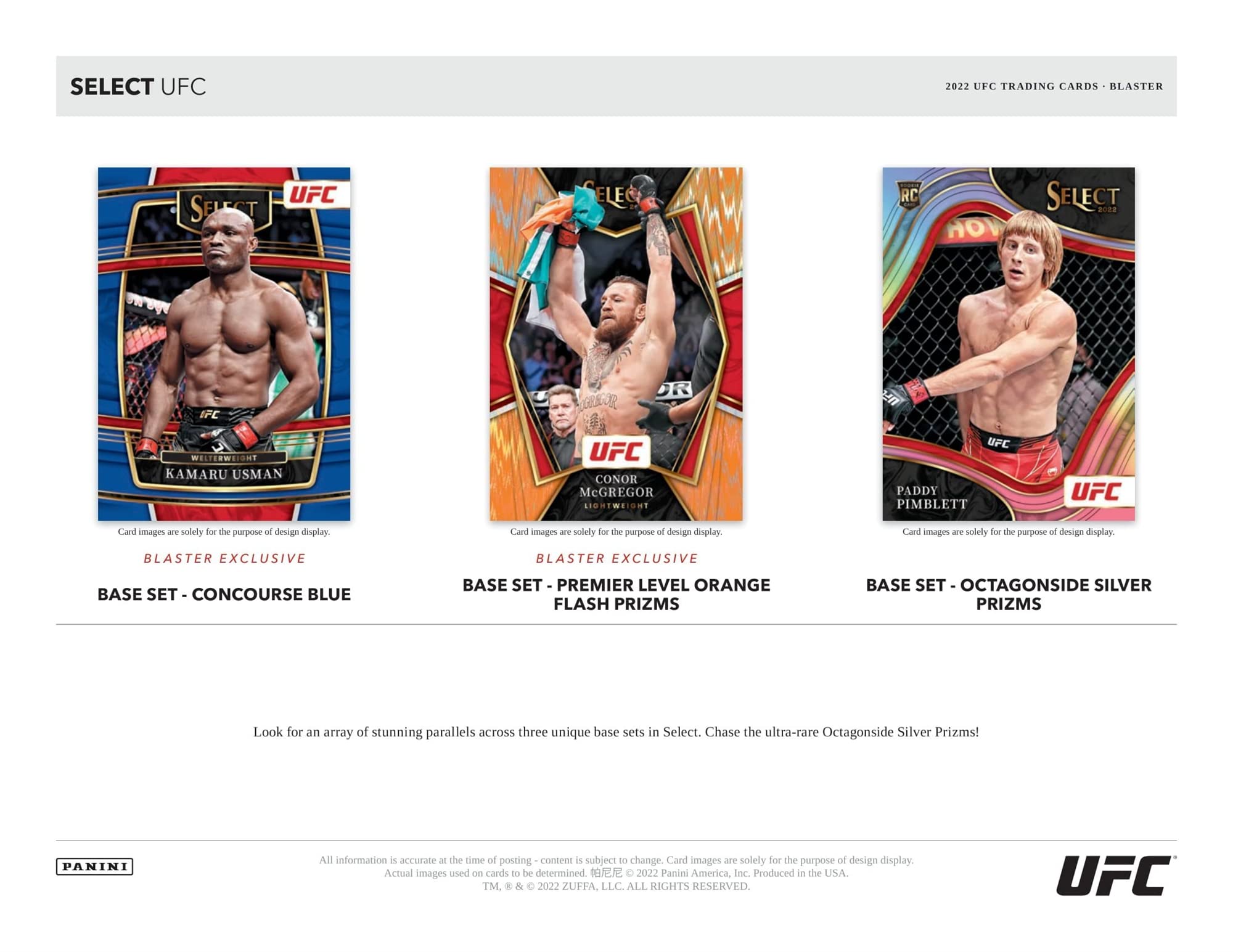 Amazon.co.jp: UFC 2022 Panini Select Blaster Box パニーニ セレクト