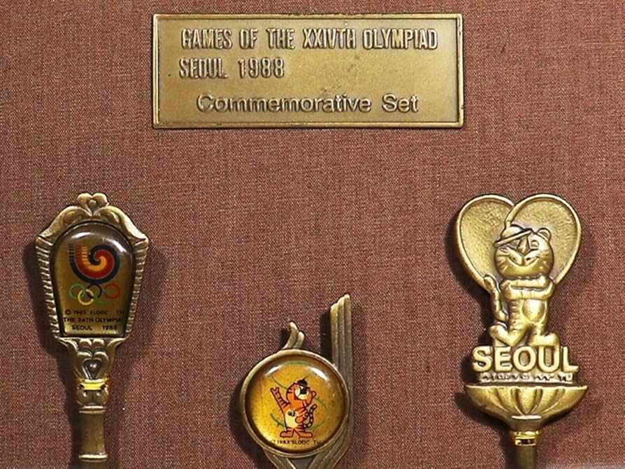 Amazon.co.jp: 1988ソウルオリンピック記念 スプーンセット 日本公式