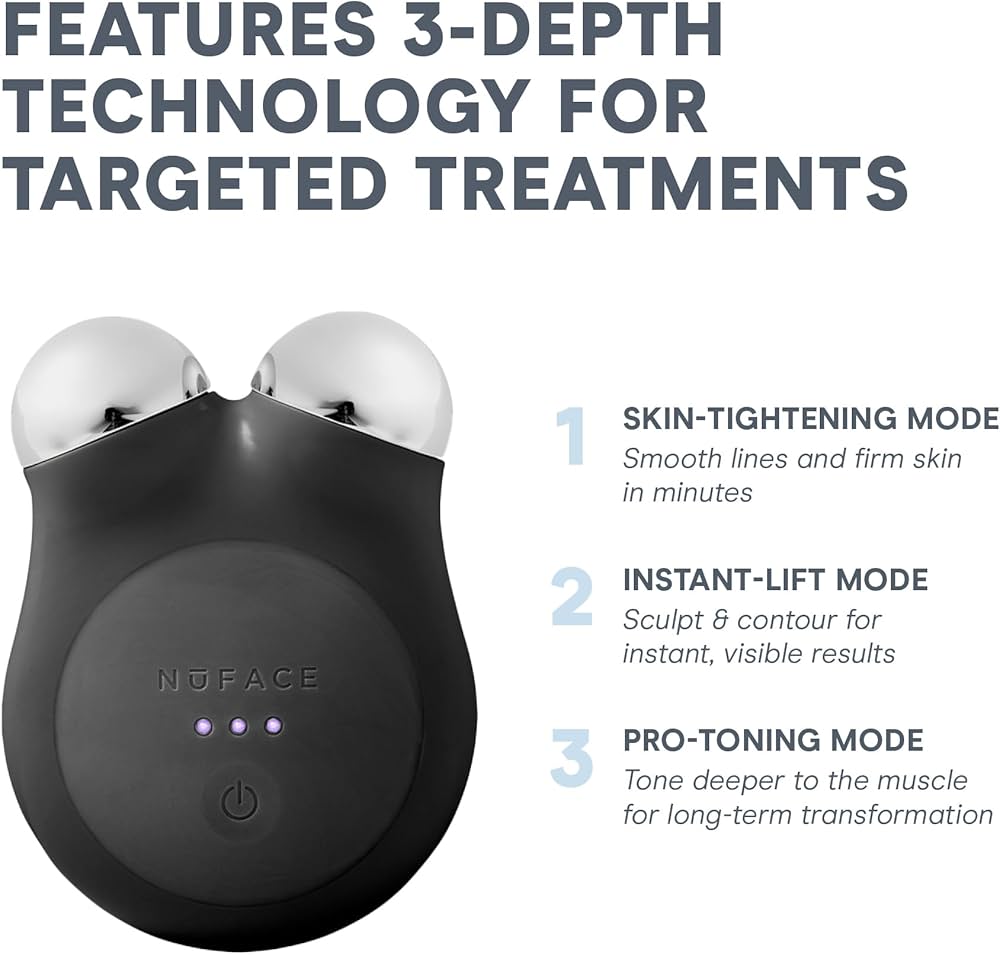Amazon.com: NuFACE MINI+ Microcurrent Facial Device Kit - FDA