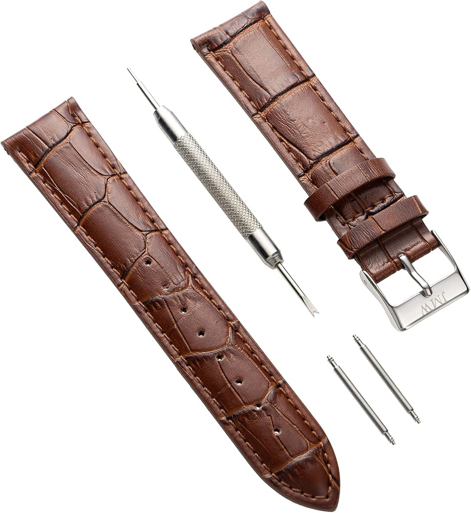Amazon.co.jp: [JMW TOKYO] 腕時計 ベルト ラグ幅20mm 本革レザー 交換