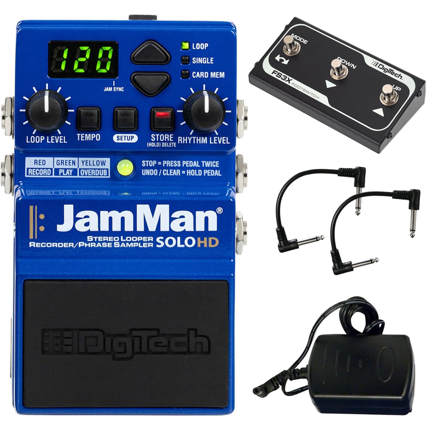 Amazon.com: Digitech JamMan Solo HD Stereo Looper Pedal - Bundle